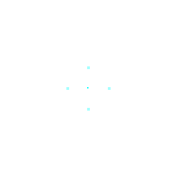 Cyan Dot with spray limits